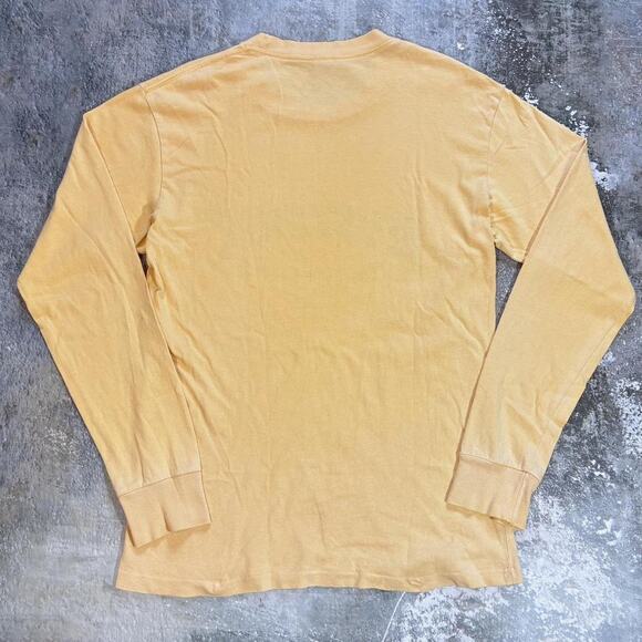 Vintage 90s Hysteric Glamour Logo Tee! Tan Long Sleeve Shirt. Size Small. - Picture 3 of 7